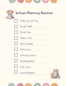 free-morning-routine-template