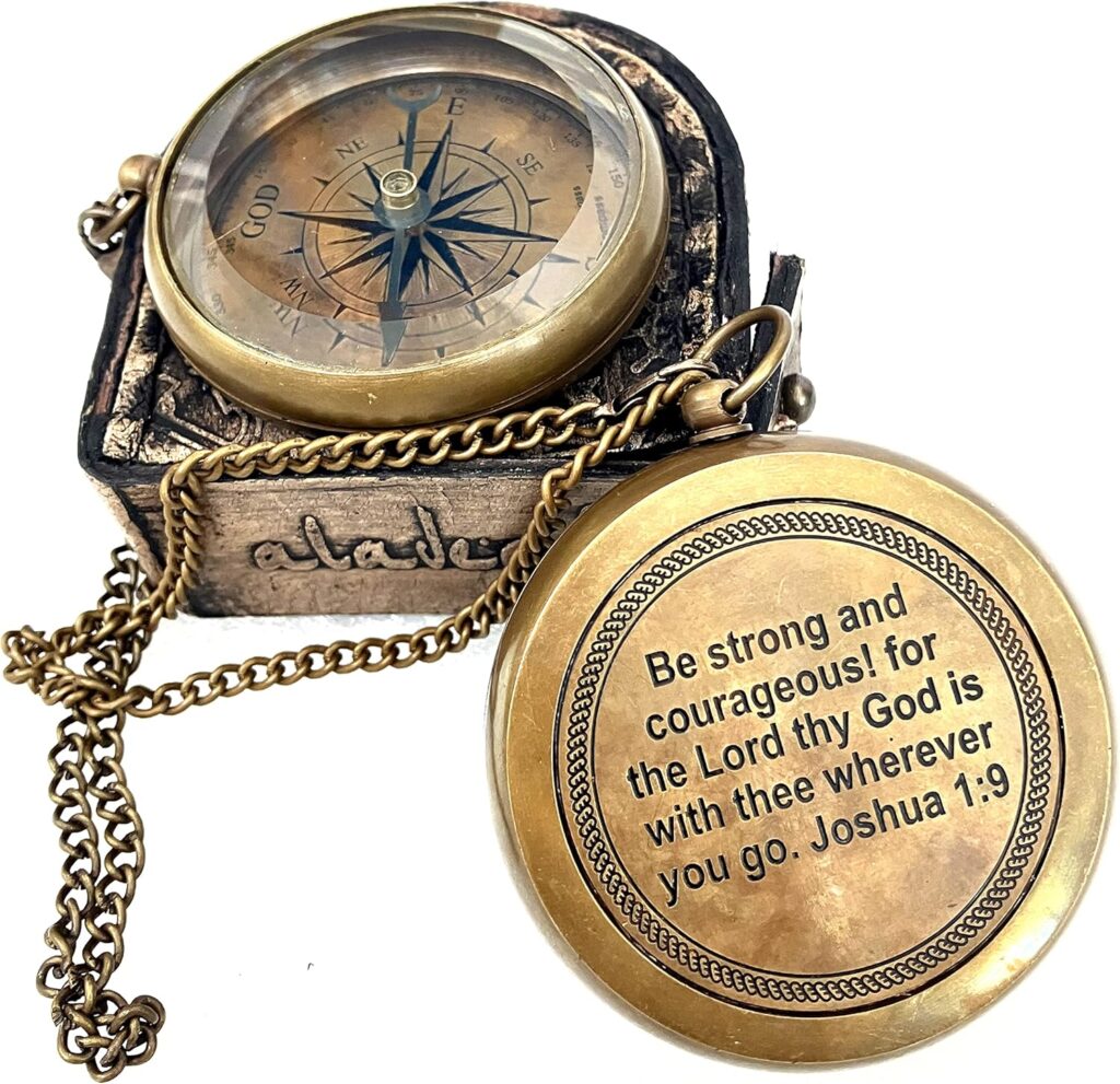 Unique Christian Gift Compass