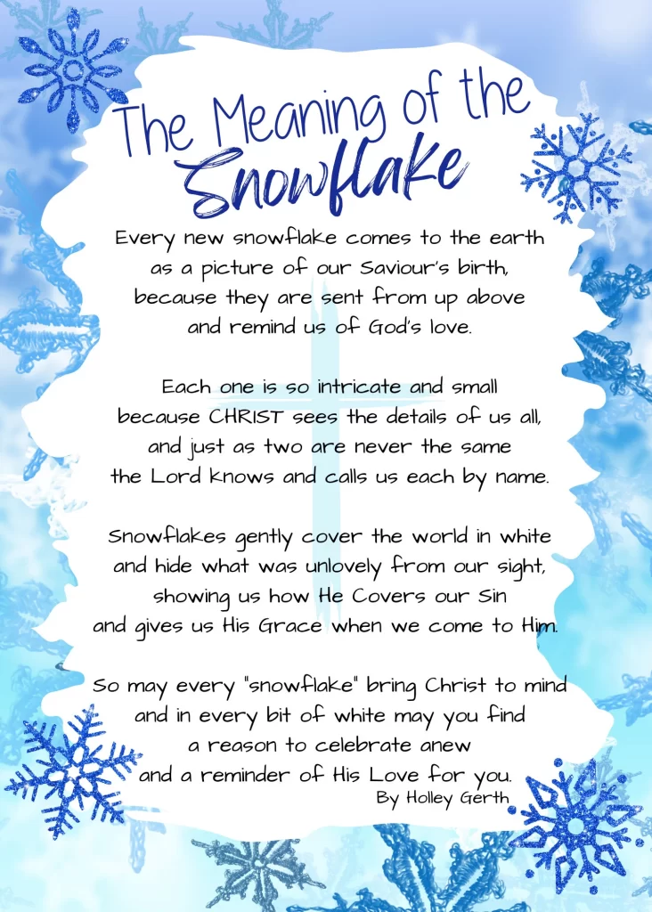 The Meaning of the Snowflake