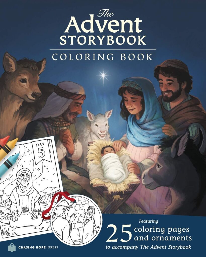 Advent Story Coloring Book